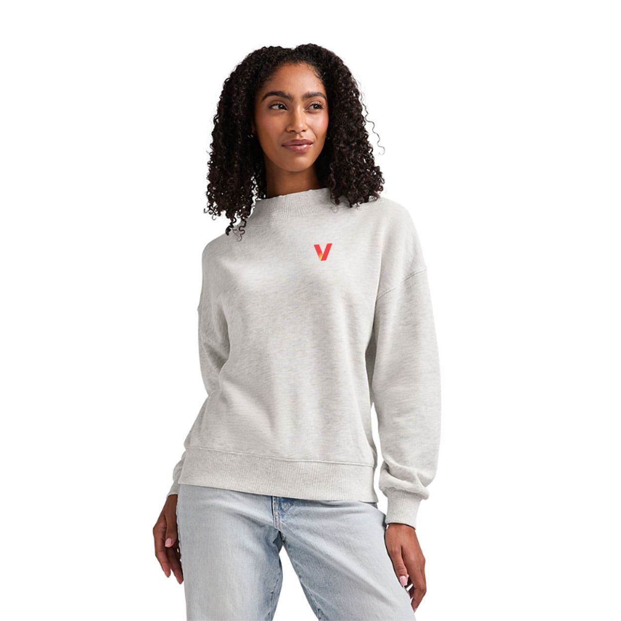 Women's Mock-Neck Sweatshirt